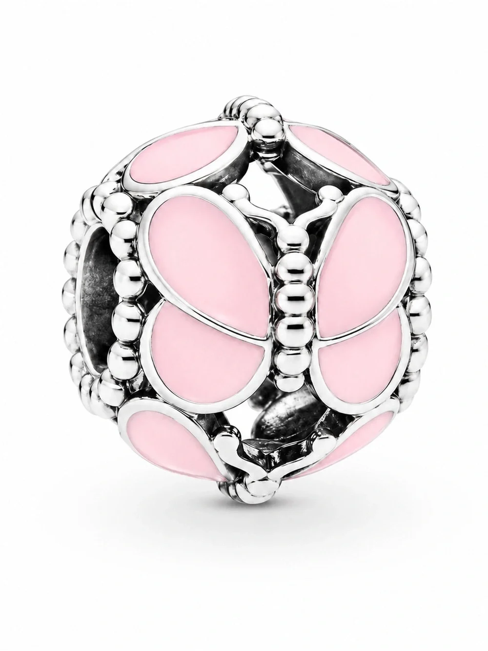 Pink Butterfly Openwork Charm 🦋